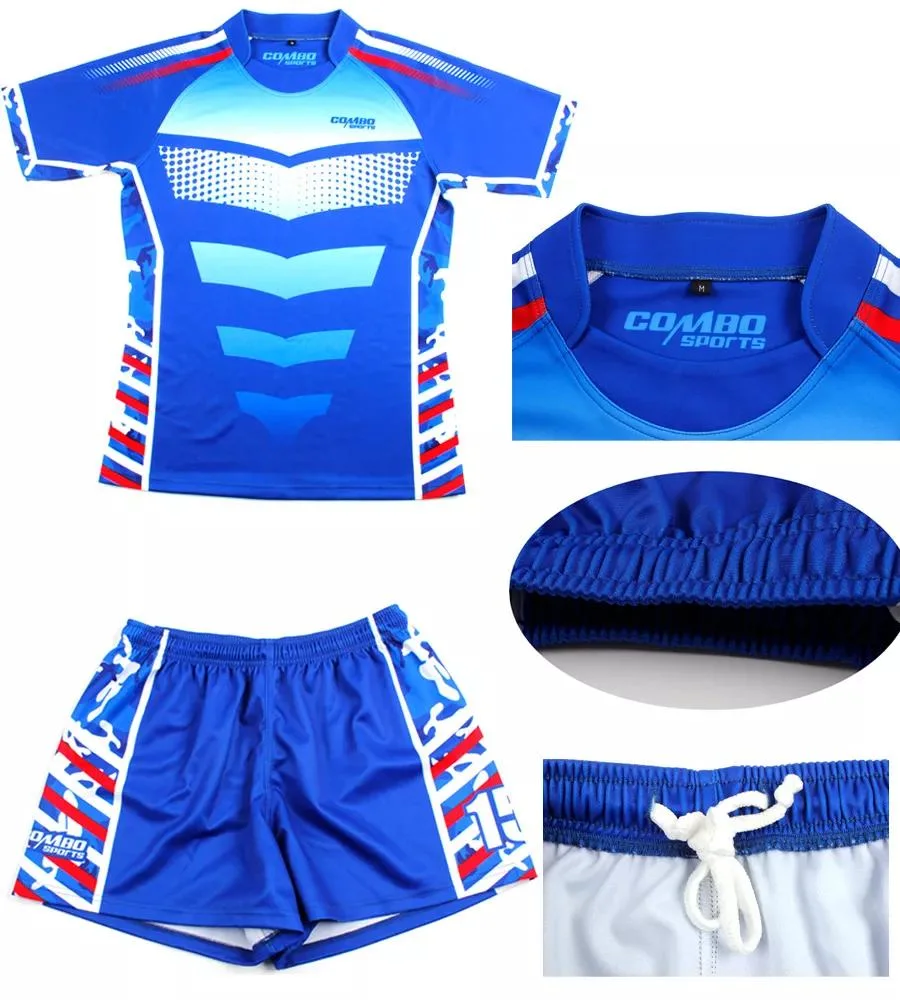 Low MOQ High Quality Jersey Factory Scotland Rugby Uniforms