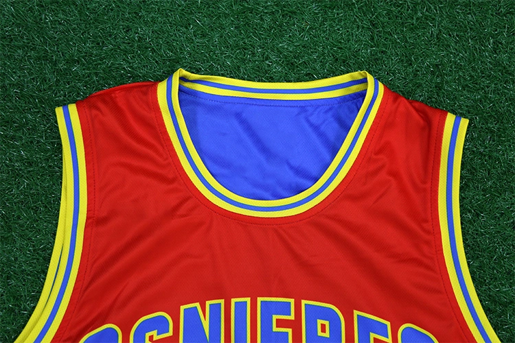 Hot Sales Sublimated Printed Basketball Jersey Reversible Mesh Basketball Uniform