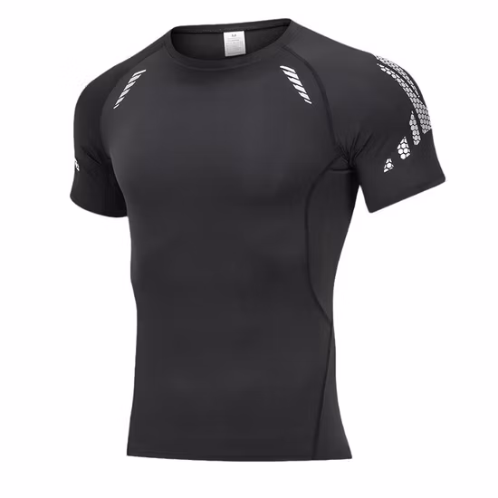 Plus Size Fight Training Gear Rash Guard BJJ Kompressionsshirt für Männer